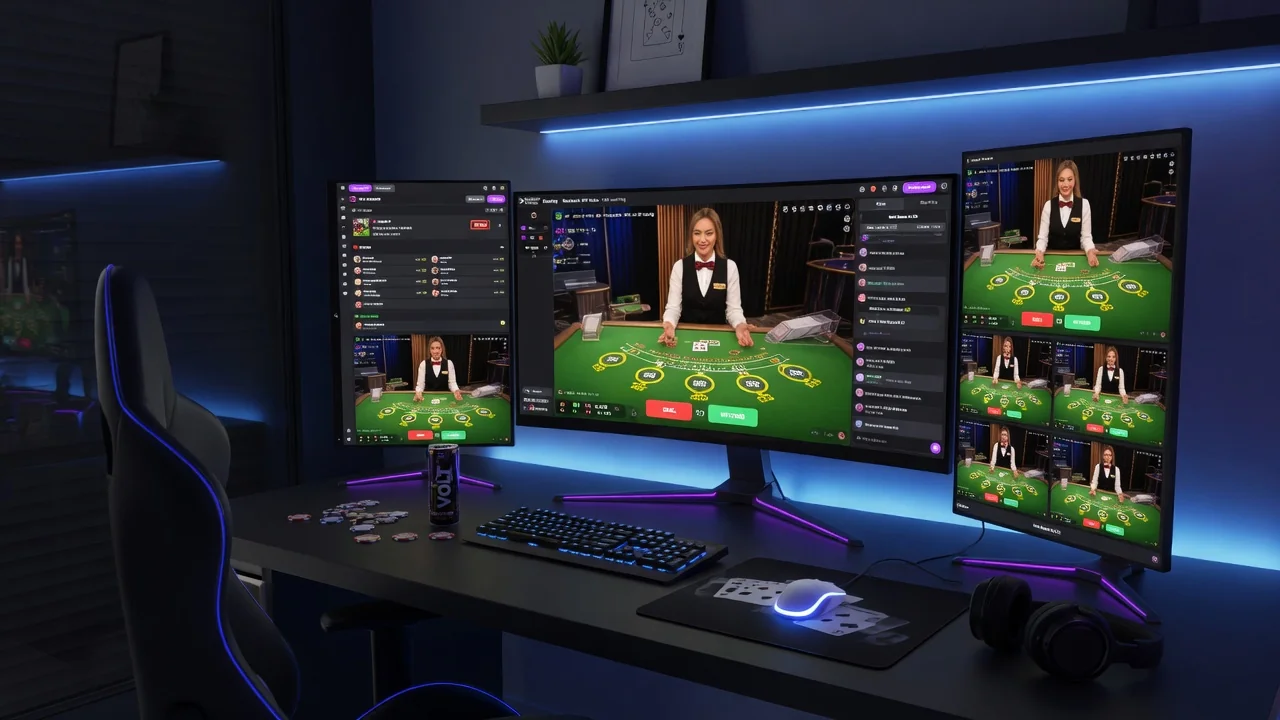 Real time game stream op meerdere schermen