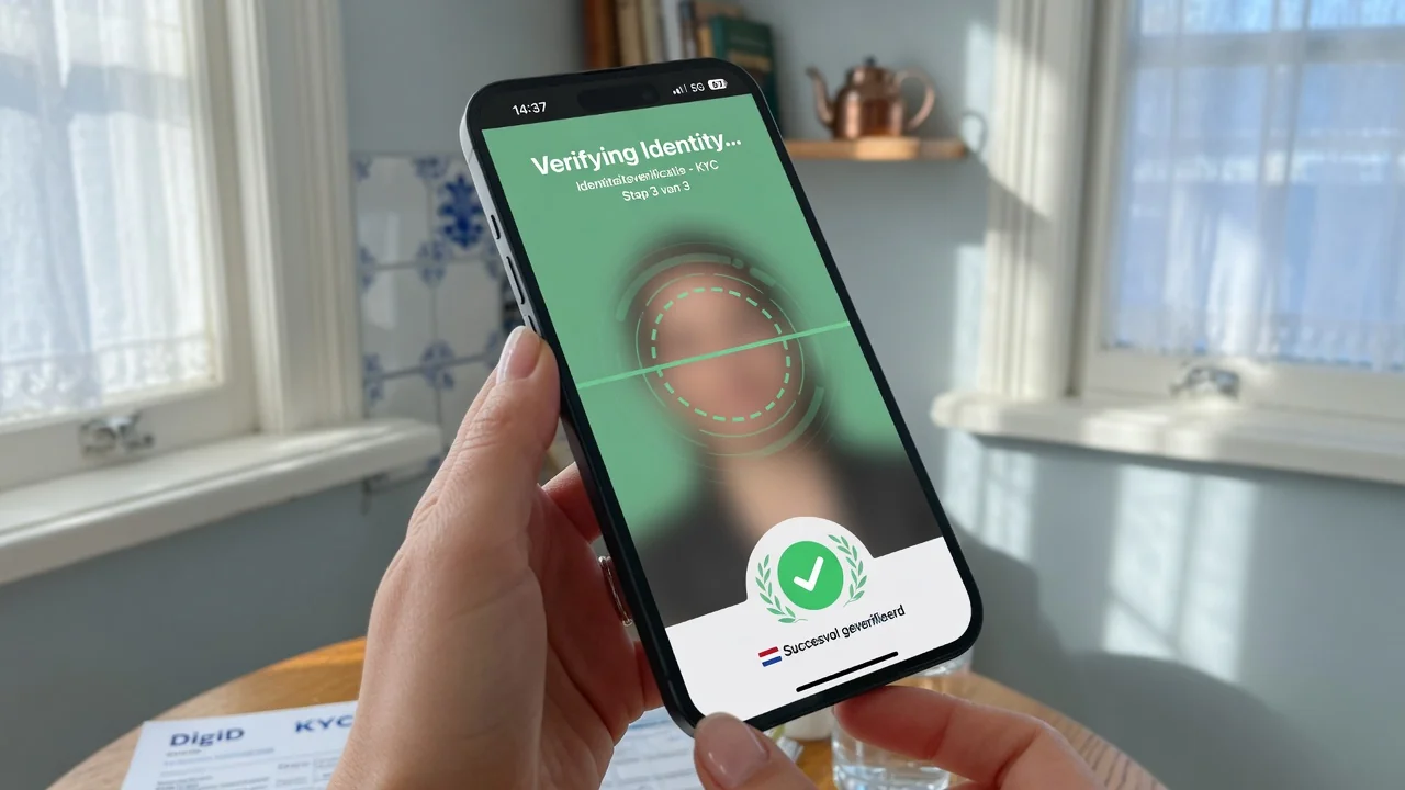 Officiële identiteitscontrole bij online registratie