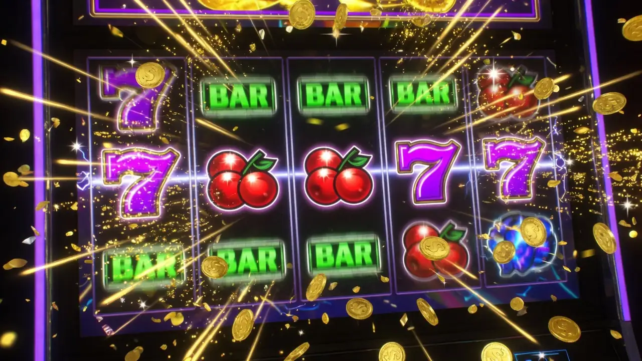 Winnende combinatie op modern slotscherm